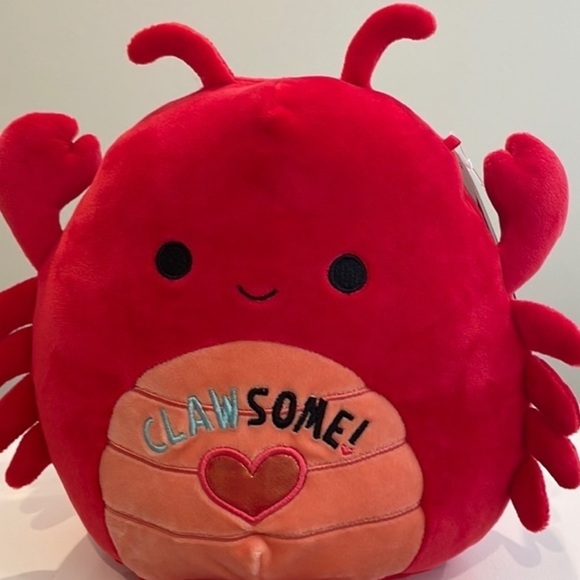 LAST NWT 8” Aneta the Lobster Valentine Squishmallow - Picture 1 of 4